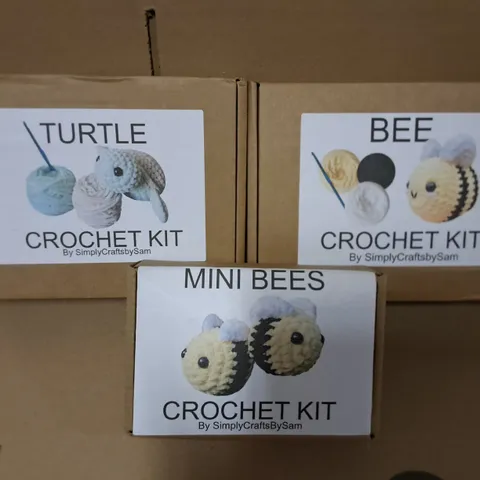 LOT OF 3 BOXED CROCHET KITS