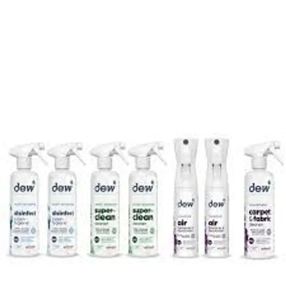 DEW 7 PIECE HOUSEHOLD CLEANING COLLECTION