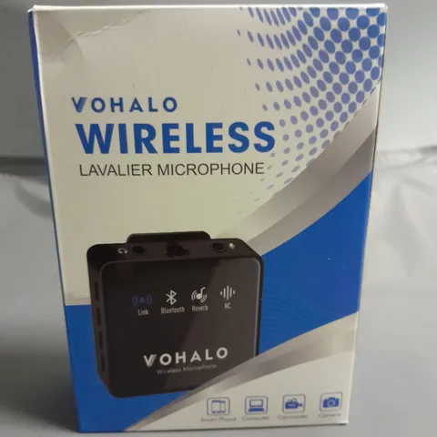 BOXED VOHALO WIRELESS LAVALIER MICROPHONE