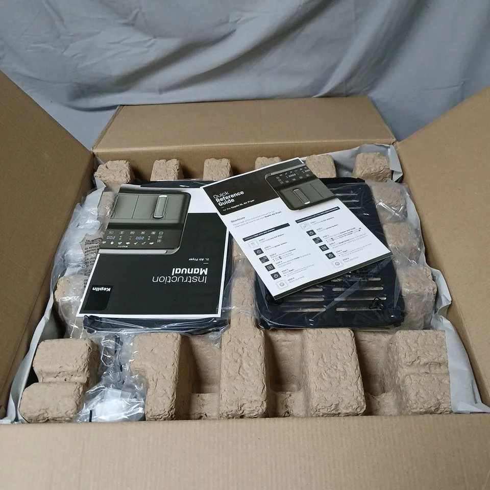 KEPLIN 9 LITRE AIR FRYER BOXED WITH MANUAL