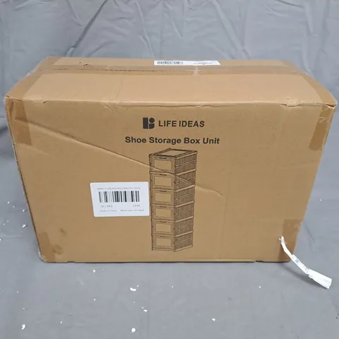 LIFE IDEAS SHOE STORAGE BOX UNIT – BOXED