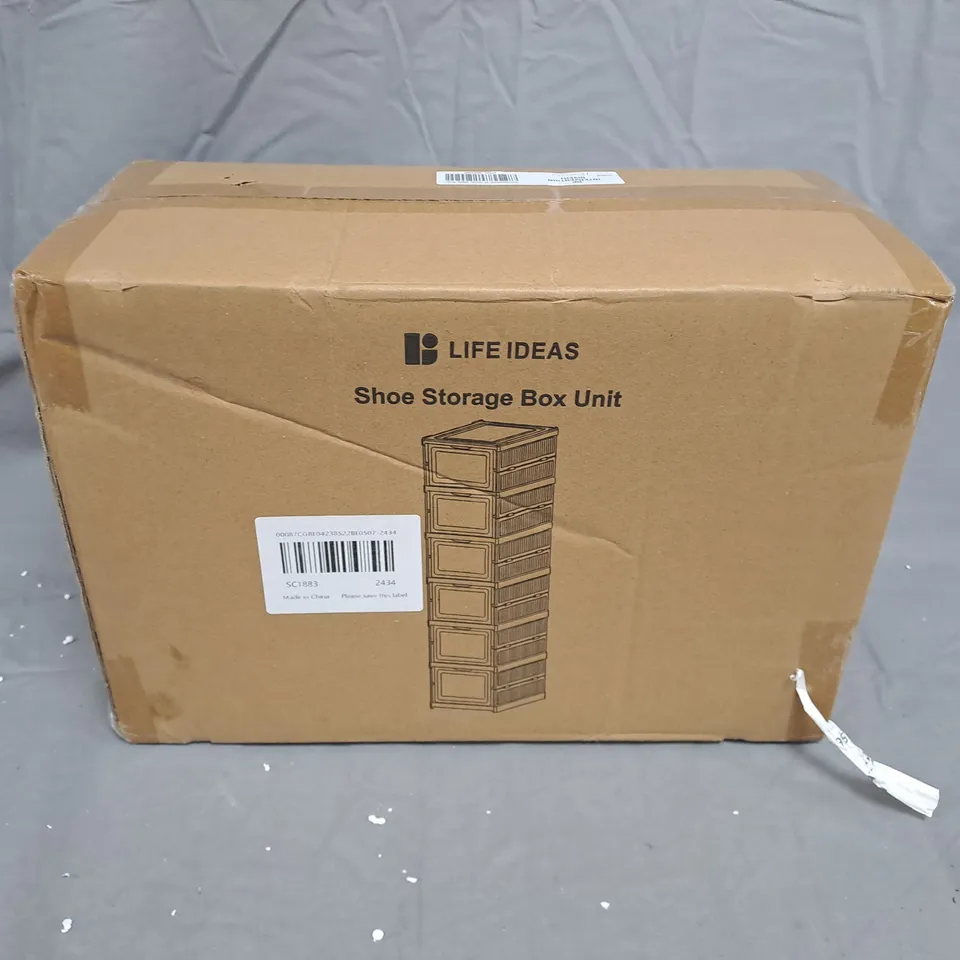 LIFE IDEAS SHOE STORAGE BOX UNIT – BOXED