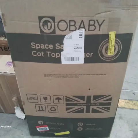 BOXED OBABY SPACE SAVER COT TOP CHANGER