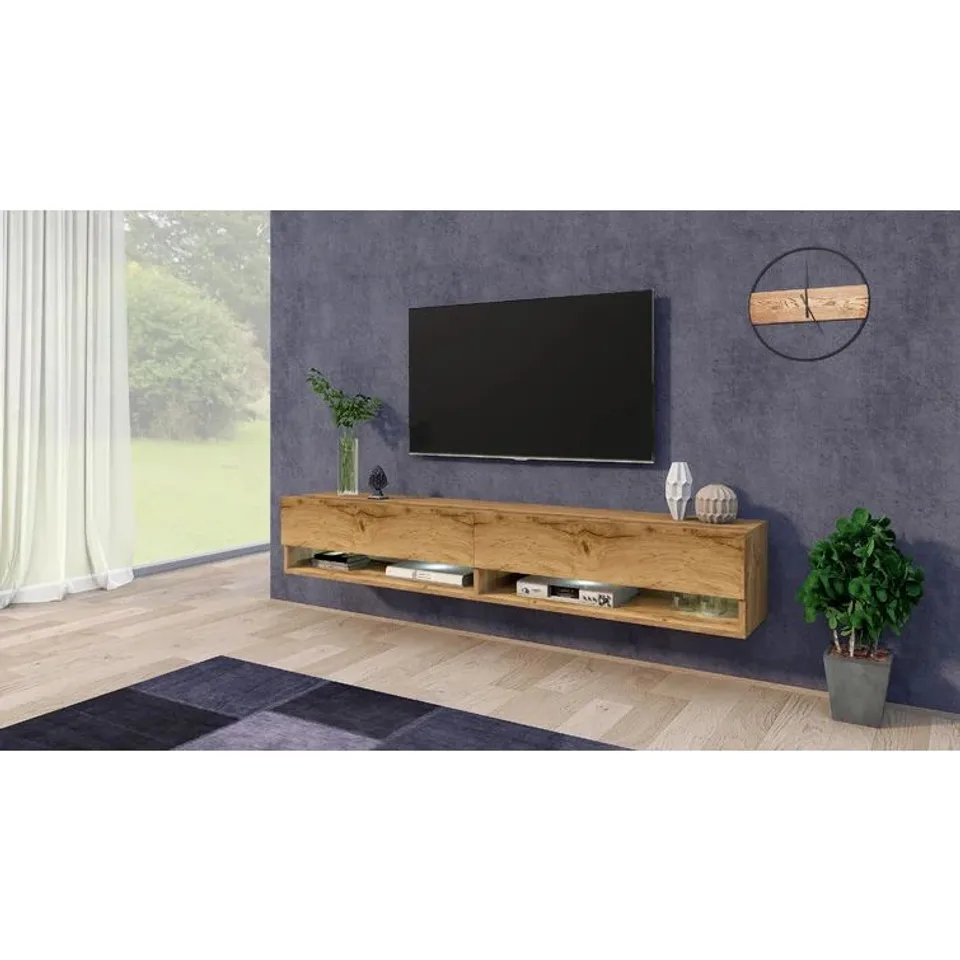 BOXED ALBERICH TV STAND FOR TV'S UP TO 78" (1 BOX)