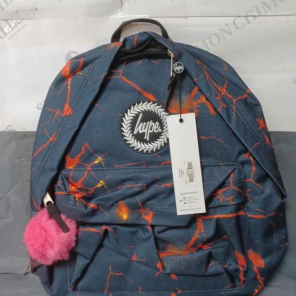 HYPE LAVA BACKPACK WITH PINK POM POM