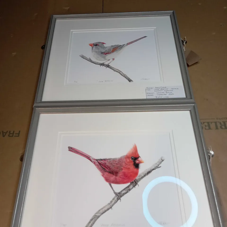 SET OF 2 PENCIL DRAWN PICTURES