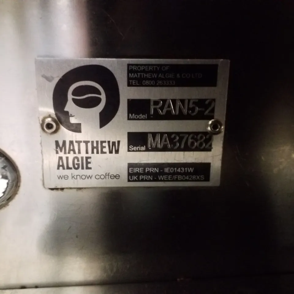 RANCILIO RAN5-2 COMMERCIAL 2 BARRISTA COFFEE MACHINE 