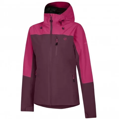 DARE 2B WOMEN'S TORREK MOUNTAIN WATERPROOF JACKET FIG/BERRY PINK SIZE 8