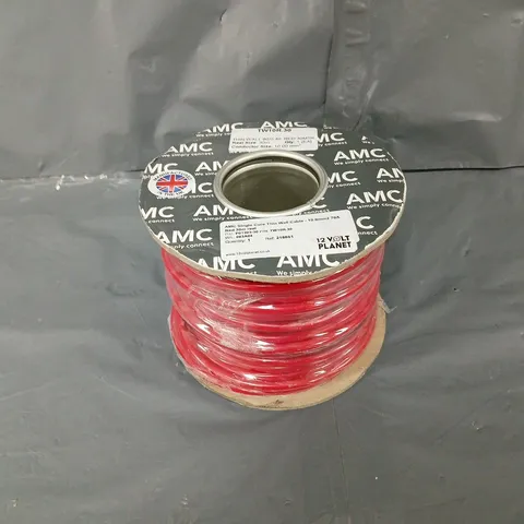 AMC SINGLE CORE THIN WALL CABLE - 10MM - RED 30M