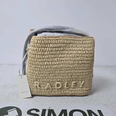 RADLEY STRAW CROSSBODY BAG