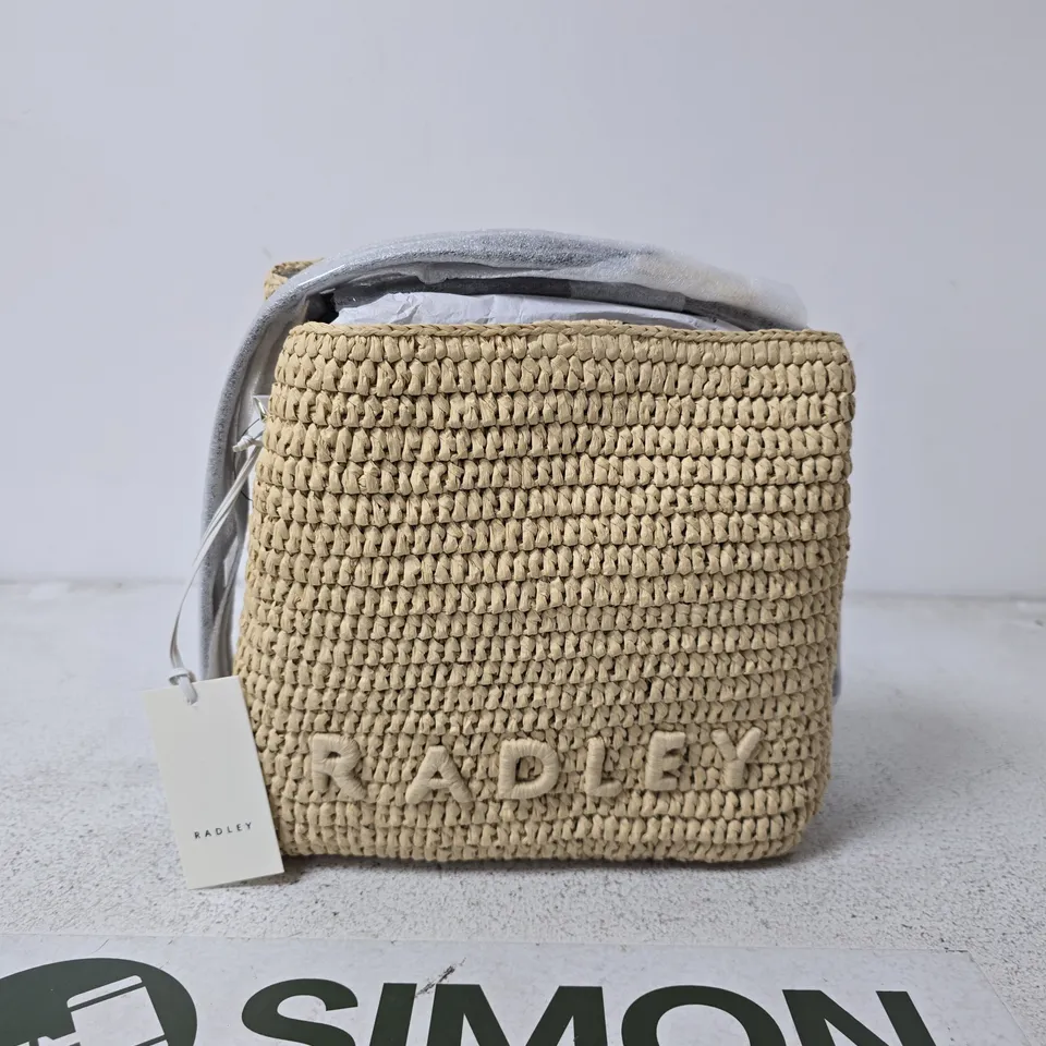 RADLEY STRAW CROSSBODY BAG