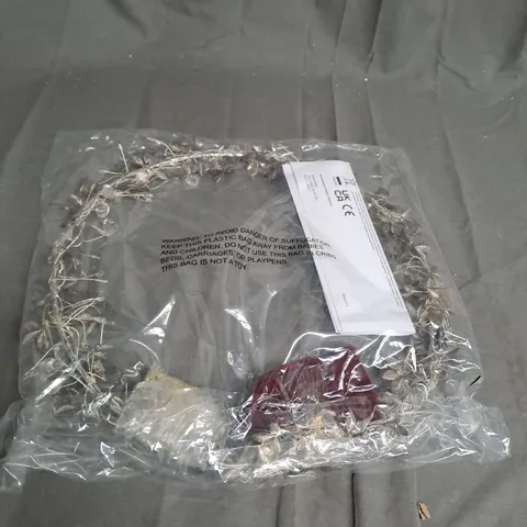 BOXED ALISON CORK PRE LIT JEWELLED WREATH