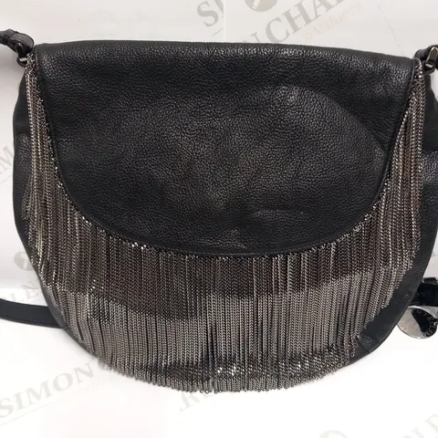 STELLA MCCARTNEY ELECTRA FRINGED VEGAN LEATHER CROSS BODY BAG