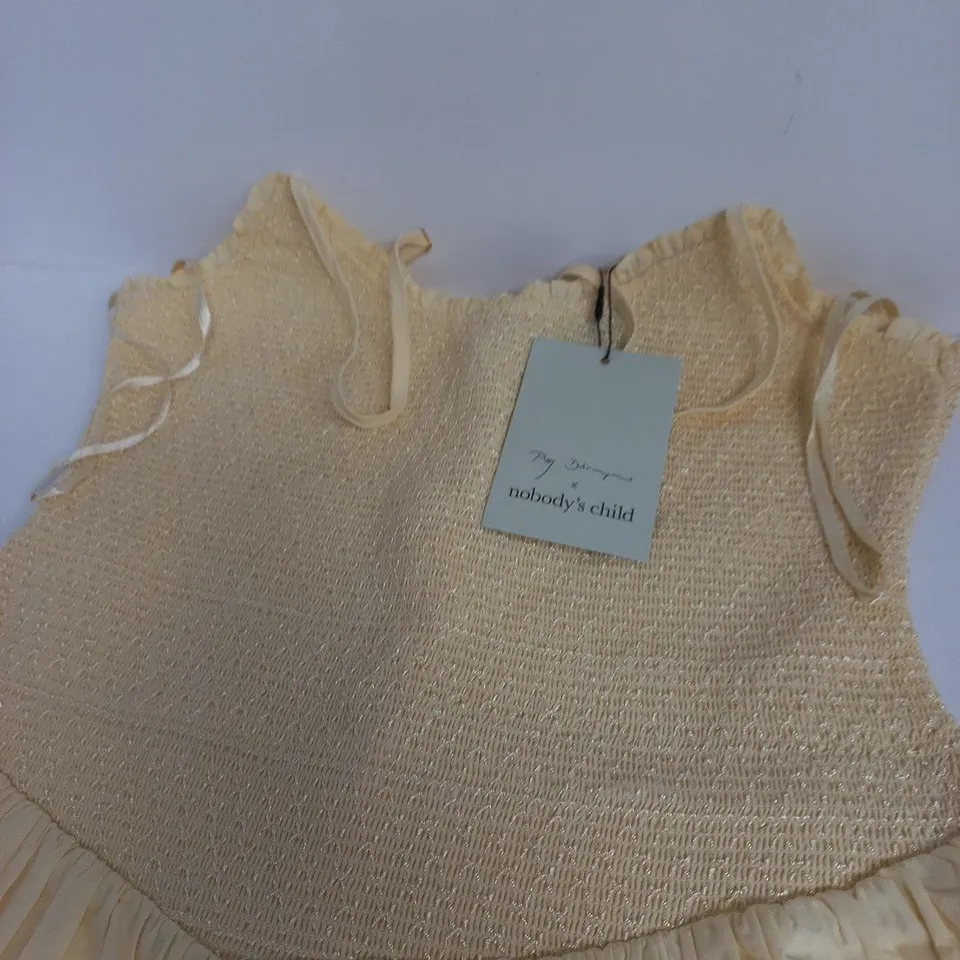 NOBODY'S CHILD X POPPY DELEVINGNE DAISY MIDI DRESS - SIZE 8