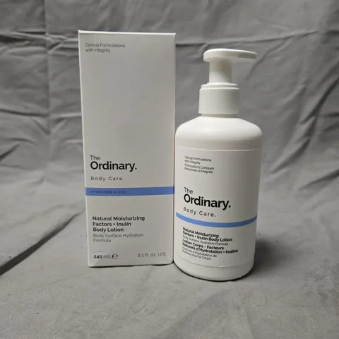BOXED THE ORDINARY NATURAL MOISTURIZING FACTORS + INULIN BODY LOTION – 240 ML