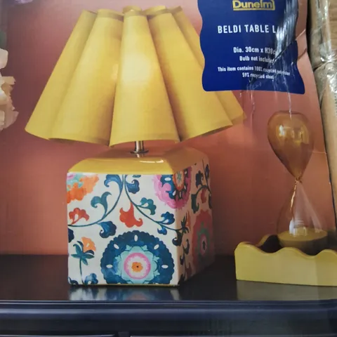 BOXED SOPHIE ROBINSON X DUNELM BELDI TABLE LAMP