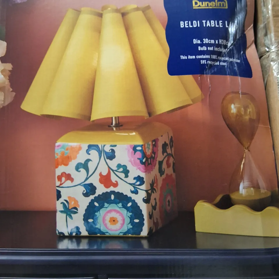 BOXED SOPHIE ROBINSON X DUNELM BELDI TABLE LAMP