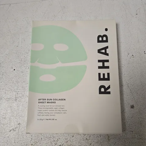 REHAB. AFTER SUN COLLAGEN SHEET MASKS