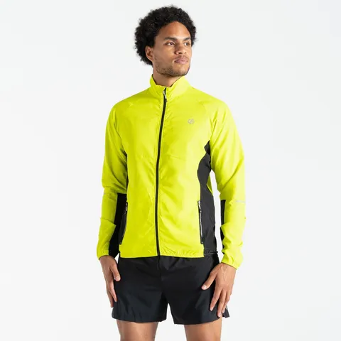 BRAND NEW DARE 2B ABLAZE III MENS WINDSHELL JACKET IN NEON YELLOW/BLACK SIZE XXXL