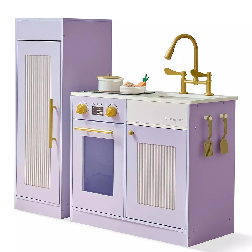 LITTLE CHEF CHESTER SLEEK PLAY KITCHEN - PURPLE