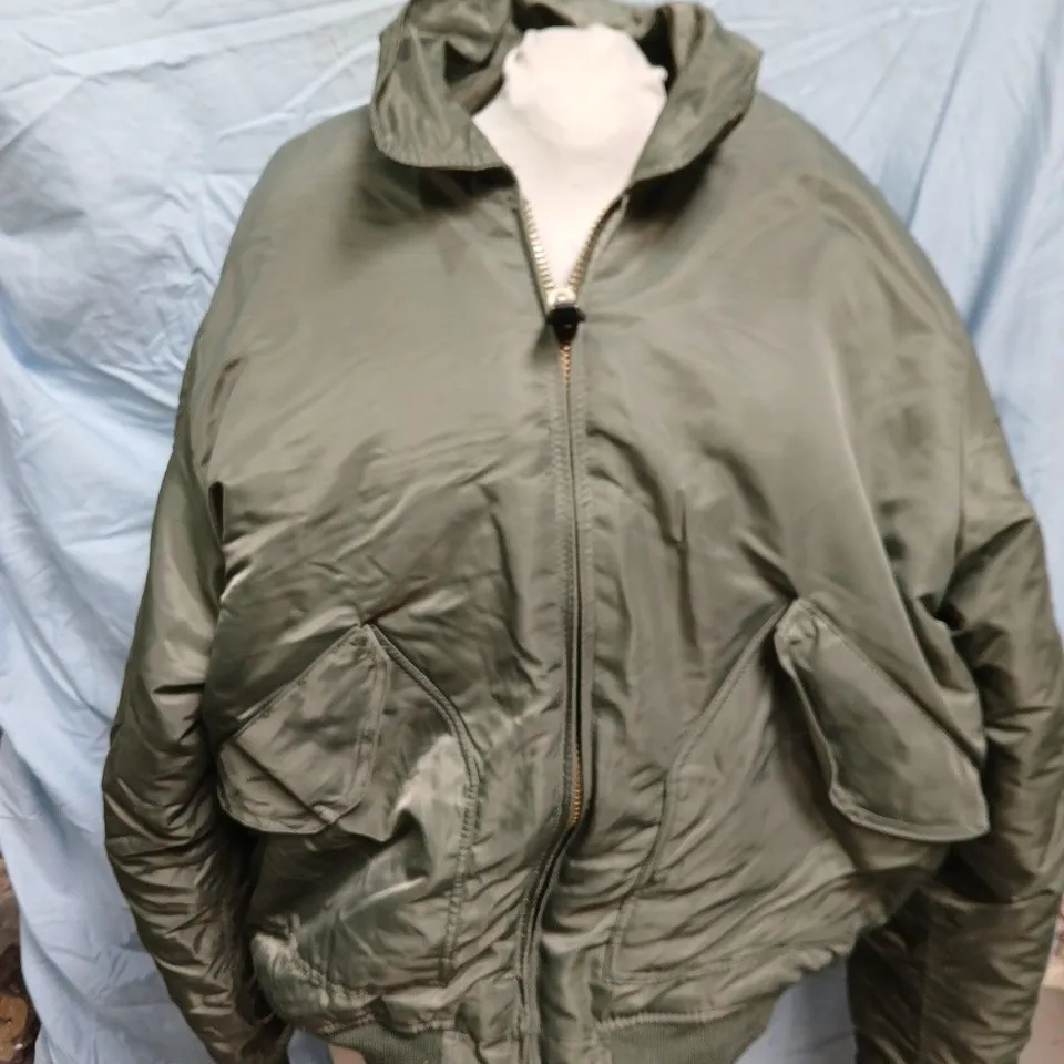 MFH US AIR FORCE CWU-45P FLIGHT JACKET – OLIVE, MEN'S XL