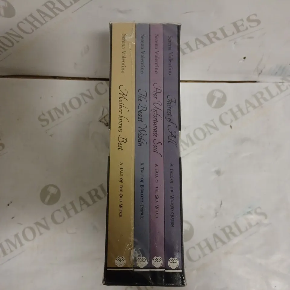 CAGE OF BOOKS & DVDS TO INCLUDE - DISNEY VILLAIN TALES SERENA VALENTINO - DISNEY TWISTED TALES - DISNEY MISTRESS OF ALL EVIL ECT - COLLECTION ONLY