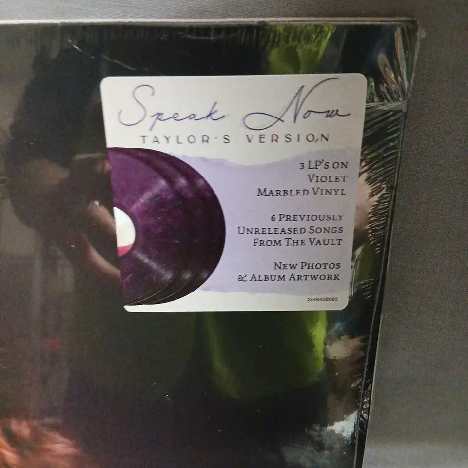 TAYLOR SWIFT - SPEAK NOW (TAYLOR'S VERSION) 3LP VIOLET MARBLE VINYL