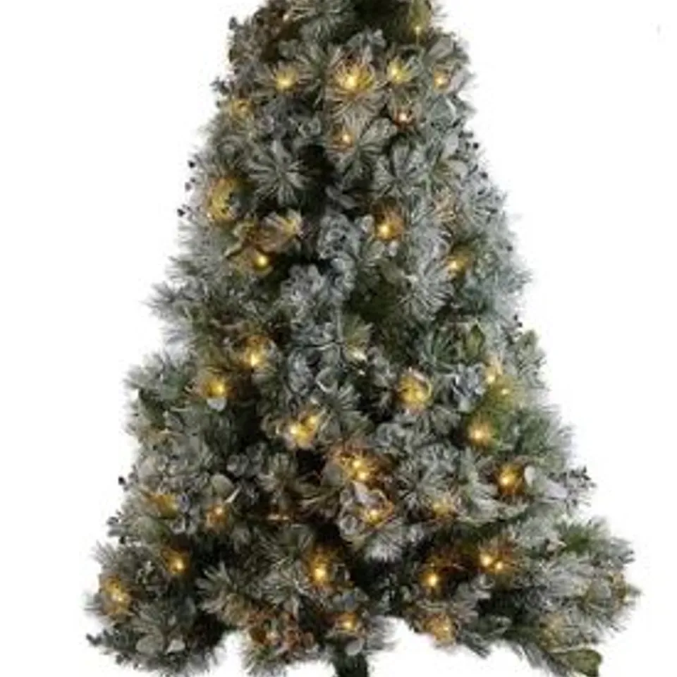 JM BY JULIEN MACDONALD SPARKLING FRAISER CHRISTMAS TREE 6FT - COLLECTION ONLY