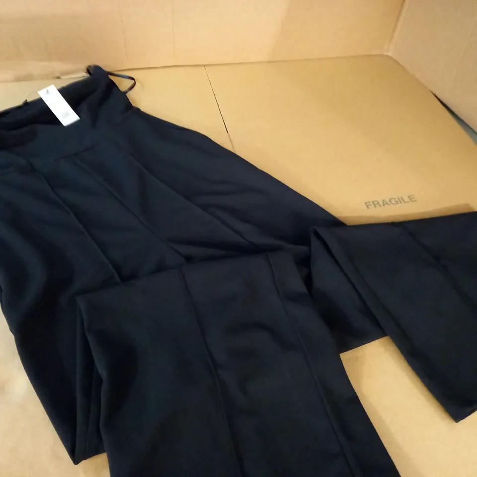 RIVER ISLAND DYNTY DIVA BLACK TROUSERS - UK 10