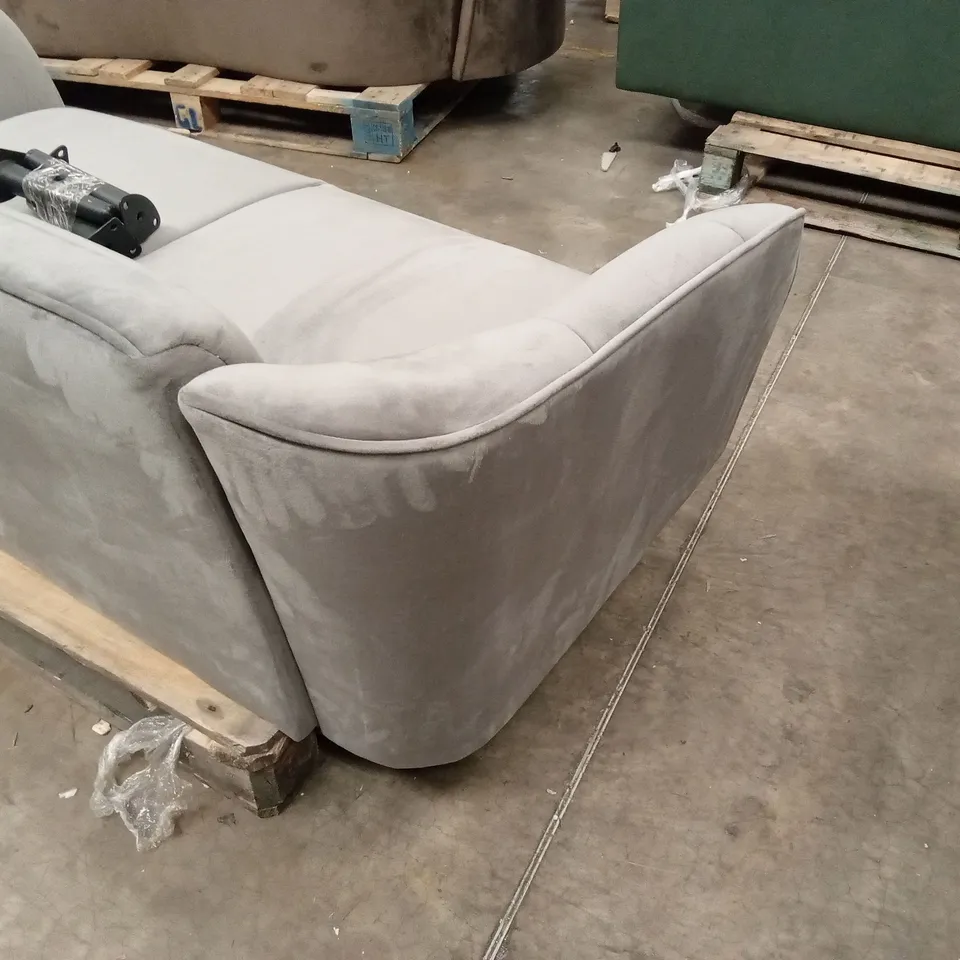 LOREN 2 SEATER SOFA, GREY CLASSIC VELVET