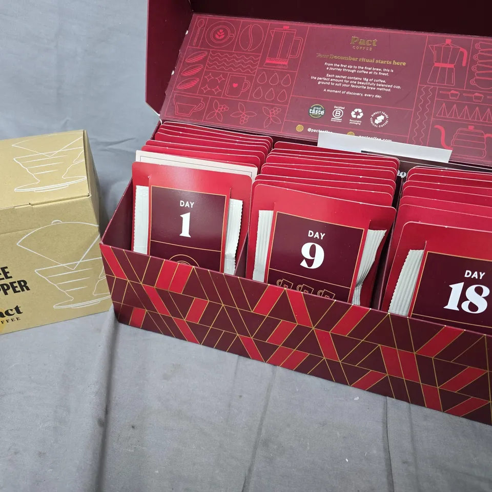PACT COFFEE ADVENT CALENDAR SELECTION BOX
