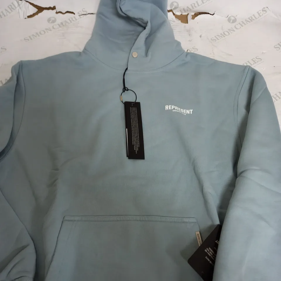 REPRESENT OWNERS CLUB LIGHT BLUE HOODIE - SMALL