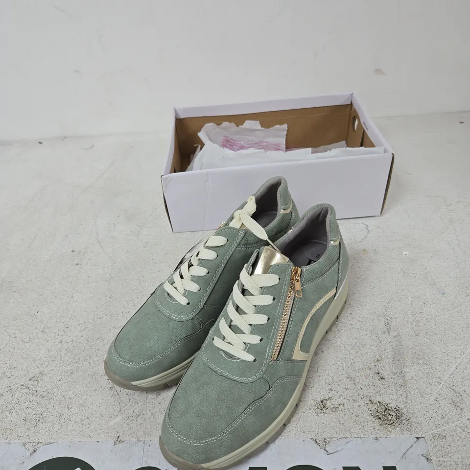 E. SHOES BY EMMA DAWLISH MOSS WOMEN'S TRAINERS – UK 8