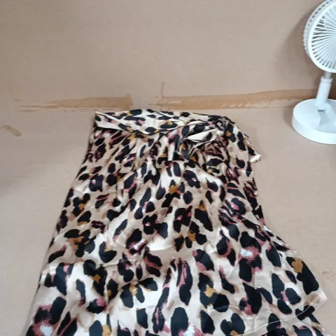 NEVER FULLY DRESSED BROWN LEOPARD JASPER SKIRT – UK 14 (EU 42 / US 10)