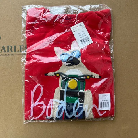 BODEN 6-7Y RED T SHIRT