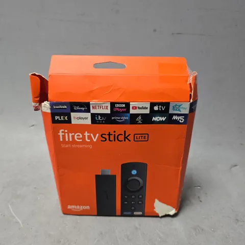 BOXED AMAZON FIRE TV STICK LITE