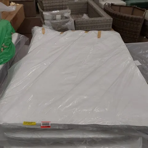 QUALITY BAGGED 4'6" DOUBLE MEMORY FOAM OPEN COIL MATTRESS