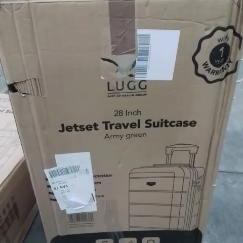 LUGG 28INCH JETSET TRAVEL SUITCASE ARMY GREEN