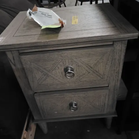 MANDIE 2 DRAWER BEDSIDE TABLE