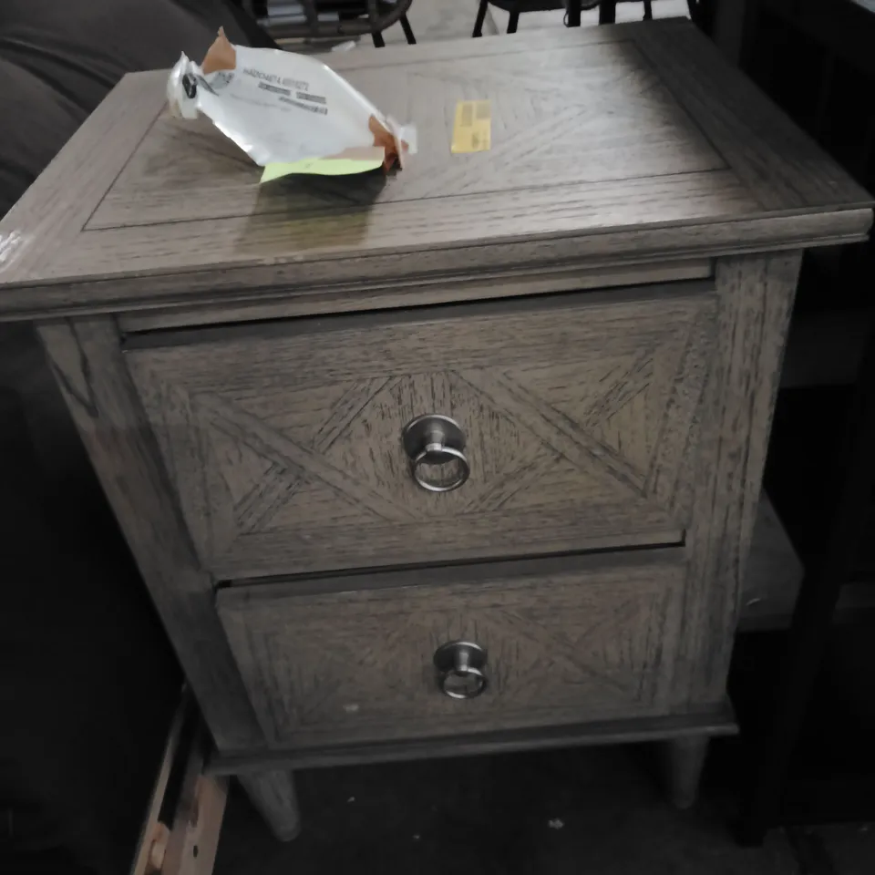 MANDIE 2 DRAWER BEDSIDE TABLE