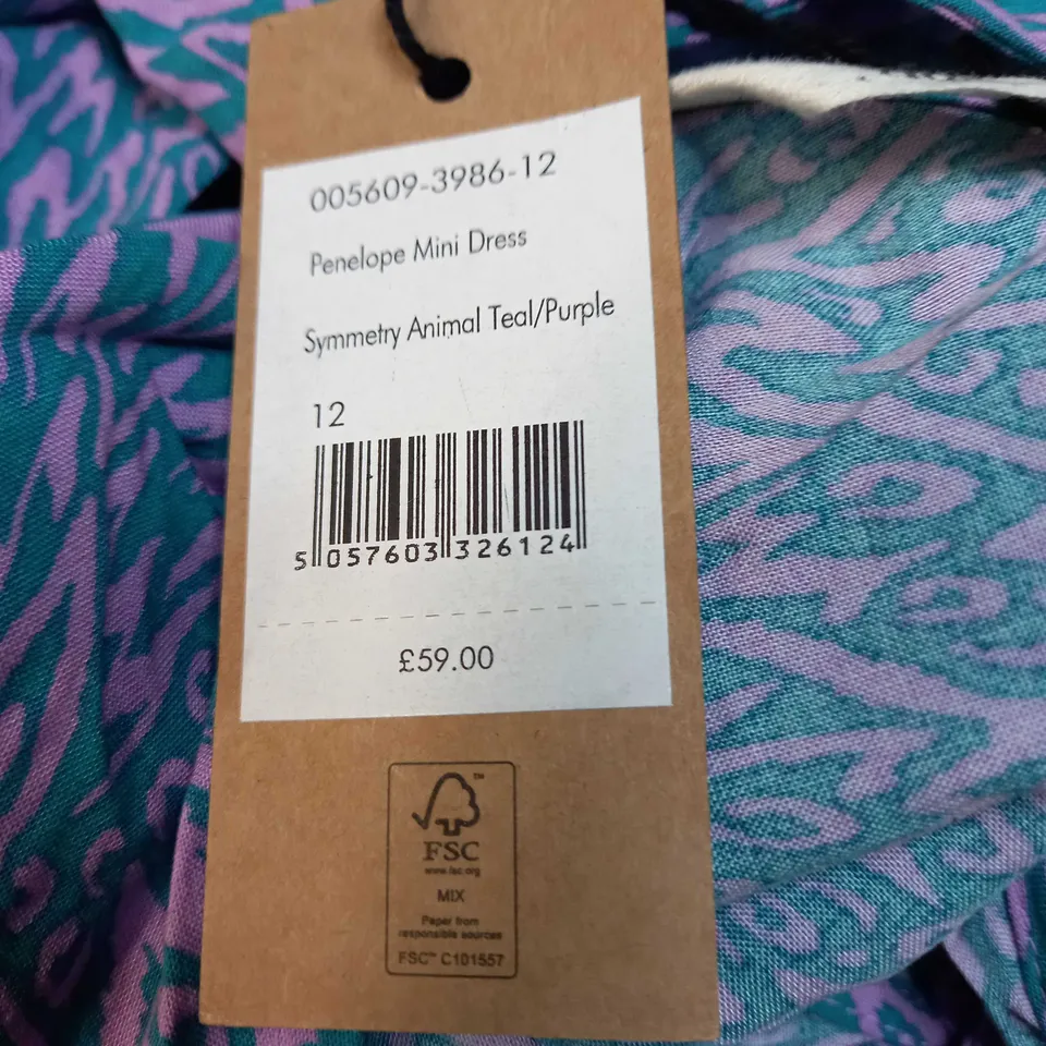 HUSH PENELOPE MINI DRESS SIZE 12