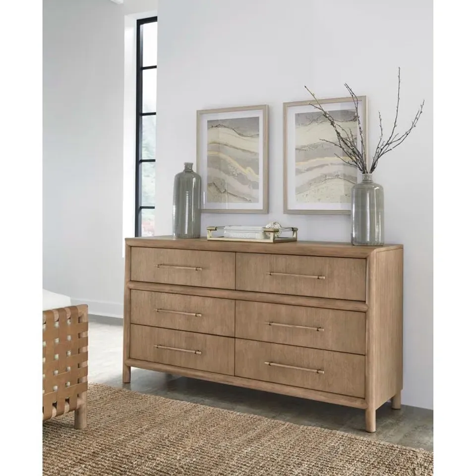 BOXED DORSEY CHEST OF DRAWERS - GRANOLA COLOUR