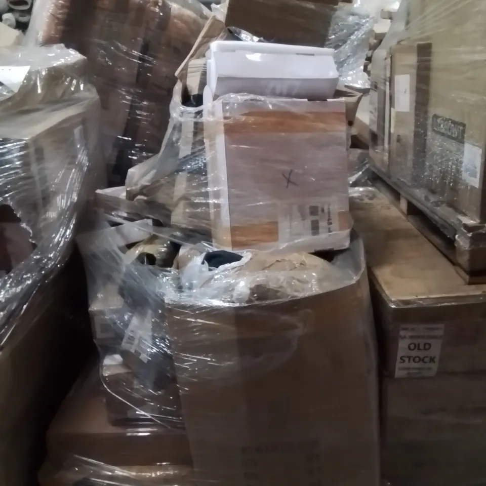 PALLET OF ASSORTED HOUSEHOLD GOODS AND PRODUCTS TO INCLUDE;SHOWER TAP,CUSHION,ETC