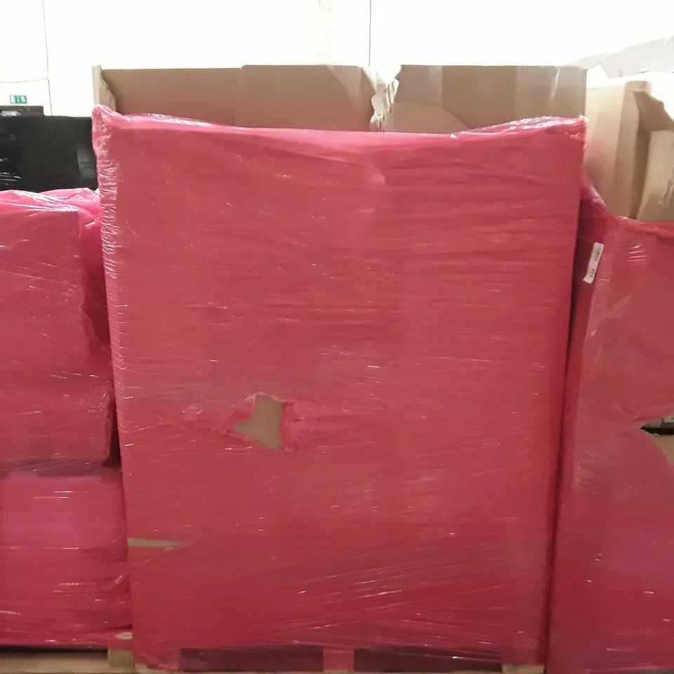 PALLET TO CONTAIN AN ASSORTMENT OF HOUSEHOLD ITEMS TO INCLUDE CHRISTMAS TREES, JUICER, RICE COOKER AND WORKS ECT
