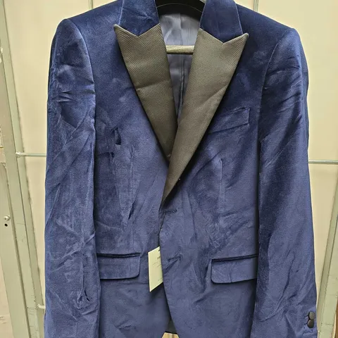 HAWES & CURTIS PLAIN VELVET SUIT JACKET SIZE 28S