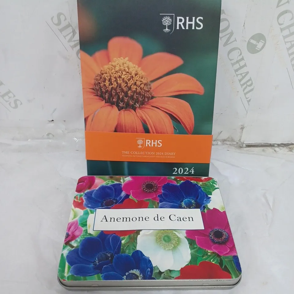 RHS FLOWER SHOW 2024 DIARY AND SEED COLLECTION SET