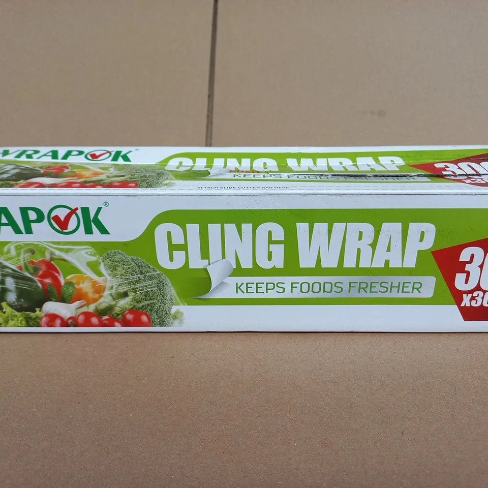 WRAPOK CLING WRAP – 30 CM X 300 M, BOXED
