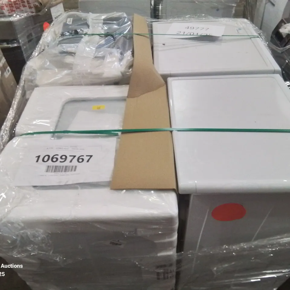 PALLET OF APPROXIMATELY 4 UNPROCESSED RAW RETURN WHITE GOODS TO INCLUDE;