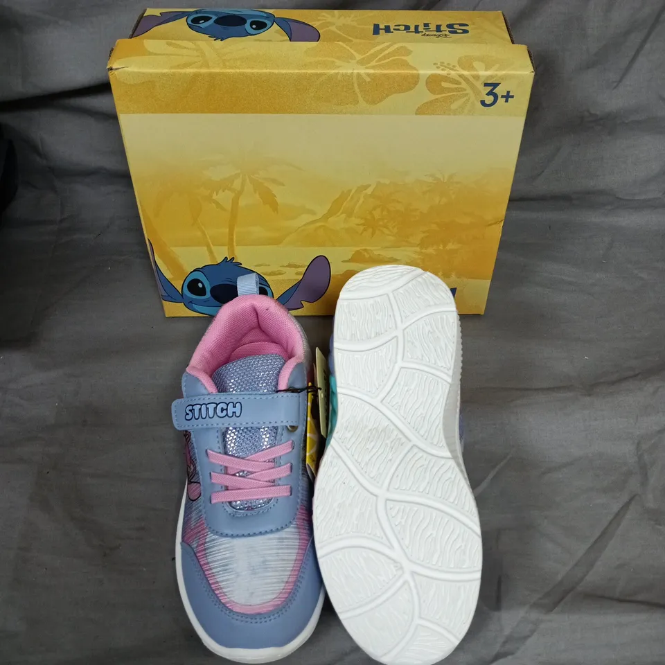 DISNEY STITCH KIDS' TRAINERS – BLUE & PINK - SIZE EUR 32