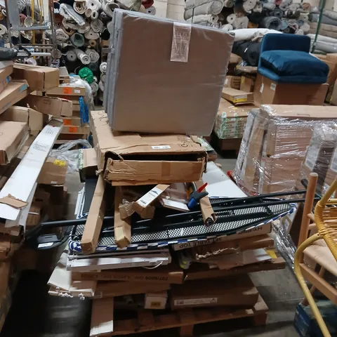 PALLET OF ASSORTED UNPROCESSED RAW RETURN FURNITURE